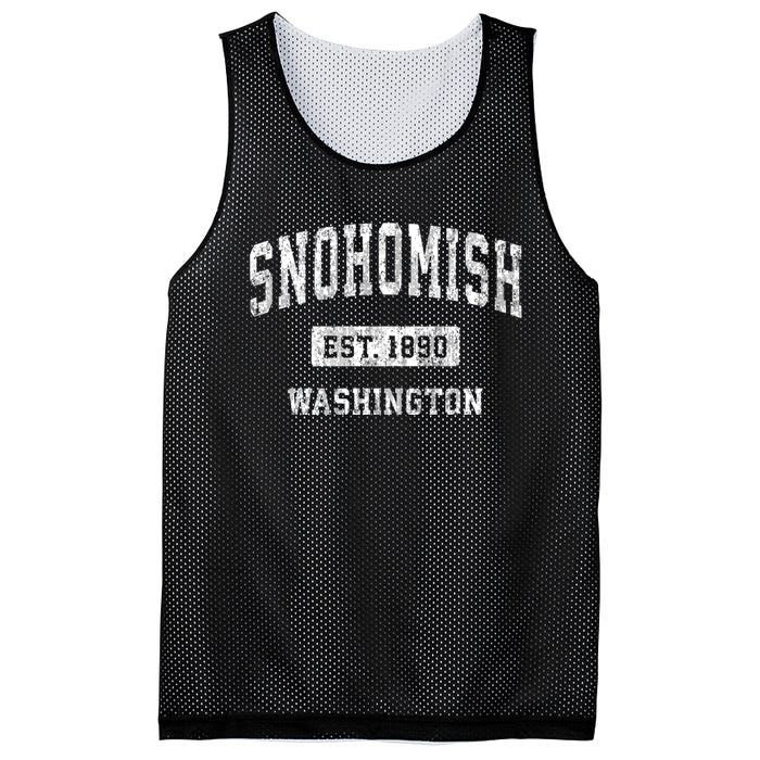 Snohomish Washington Wa Vintage Sports Established Mesh Reversible Basketball Jersey Tank