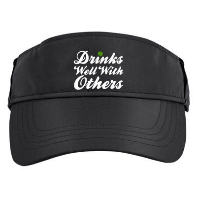 S Well With Others Funny St Patricks Day Meaningful Gift Adult Drive Performance Visor