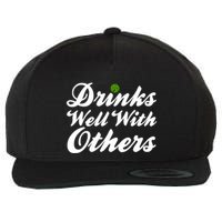S Well With Others Funny St Patricks Day Meaningful Gift Wool Snapback Cap