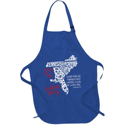 Southeast When You Go Through Deep Waters ILl Be With You Full-Length Apron With Pockets