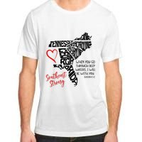 Southeast When You Go Through Deep Waters ILl Be With You Adult ChromaSoft Performance T-Shirt