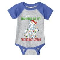 Skeleton When YouRe Dead Inside But ItS The Holiday Season Great Gift Infant Baby Jersey Bodysuit