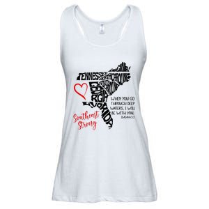 Southeast When You Go Through Deep Waters ILl Be With You Ladies Essential Flowy Tank