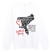 Southeast When You Go Through Deep Waters ILl Be With You Premium Crewneck Sweatshirt