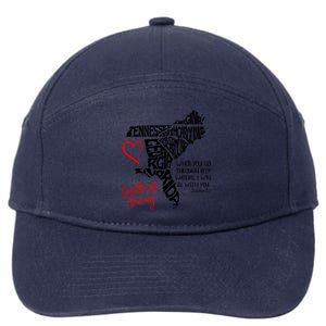 Southeast When You Go Through Deep Waters ILl Be With You 7-Panel Snapback Hat