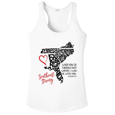 Southeast When You Go Through Deep Waters ILl Be With You Ladies PosiCharge Competitor Racerback Tank