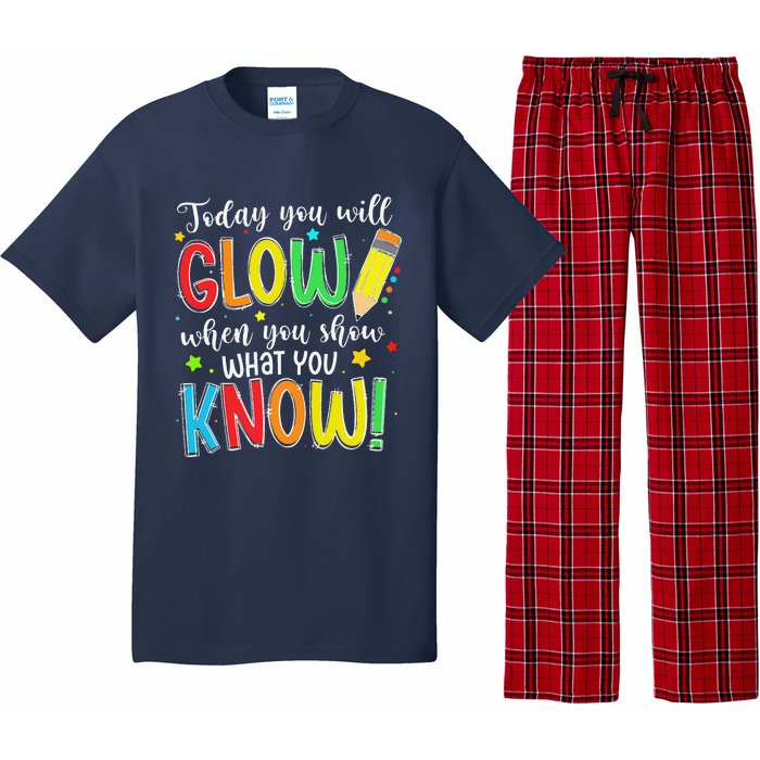 Show What You Know Test Testing Day For Teacher Pajama Set