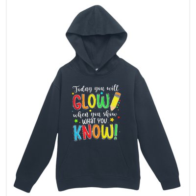 Show What You Know Test Testing Day For Teacher Urban Pullover Hoodie