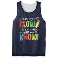 Show What You Know Test Testing Day For Teacher Mesh Reversible Basketball Jersey Tank