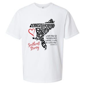 Southeast When You Go Through Deep Waters ILl Be With You Sueded Cloud Jersey T-Shirt