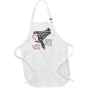 Southeast When You Go Through Deep Waters ILl Be With You Full-Length Apron With Pockets