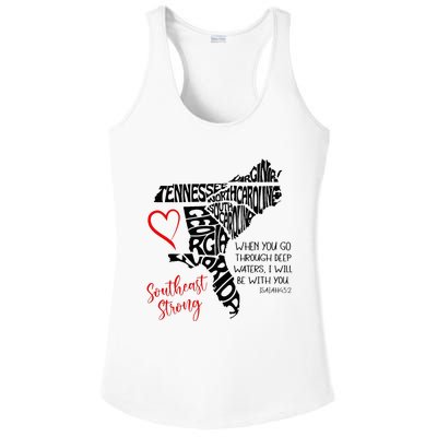 Southeast When You Go Through Deep Waters ILl Be With You Ladies PosiCharge Competitor Racerback Tank