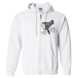 Southeast When You Go Through Deep Waters ILl Be With You Full Zip Hoodie