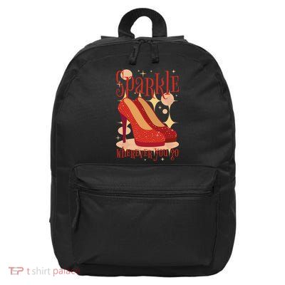 Sparkle Wherever You Go Red Heels Gift For Her 16 in Basic Backpack