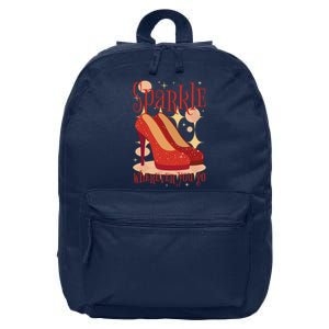 Sparkle Wherever You Go Red Heels Gift For Her 16 in Basic Backpack