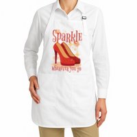 Sparkle Wherever You Go Red Heels Gift For Her Apron