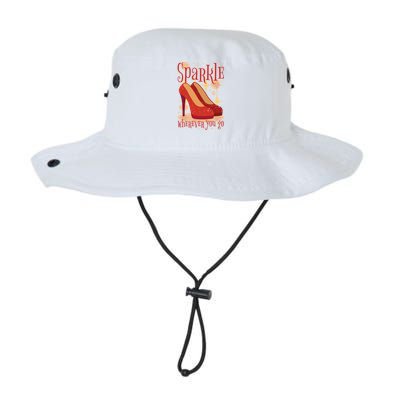 Sparkle Wherever You Go Red Heels Gift For Her Bucket Hat