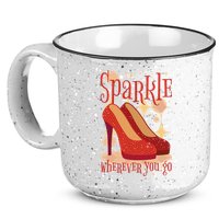 Sparkle Wherever You Go Red Heels Gift For Her 15oz Campfire Ceramic Mug
