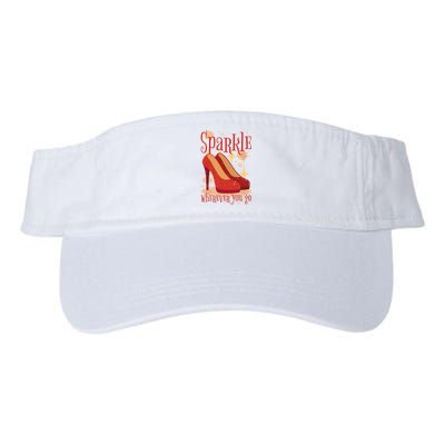 Sparkle Wherever You Go Red Heels Gift For Her Visor