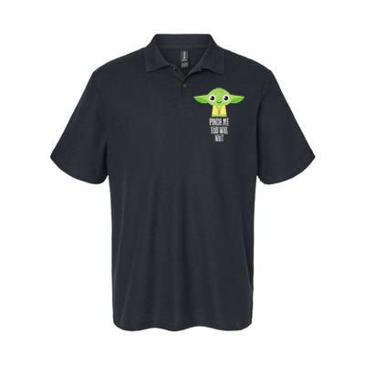 Sta.r War.s Yod.a Pinch Me You Will Not St. Patrick's Day Softstyle Adult Sport Polo