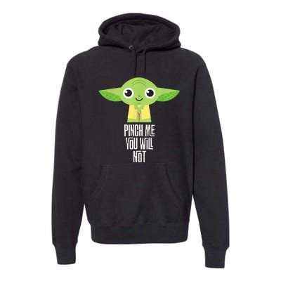 Sta.r War.s Yod.a Pinch Me You Will Not St. Patrick's Day Premium Hoodie