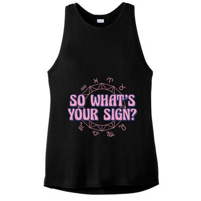 So What's Your Sign Zodiac Ladies PosiCharge Tri-Blend Wicking Tank