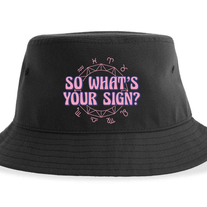 So What's Your Sign Zodiac Sustainable Bucket Hat