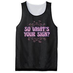 So What's Your Sign Zodiac Mesh Reversible Basketball Jersey Tank