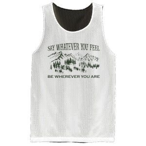 Say Whatever You Feel for Country Music Lover  Mesh Reversible Basketball Jersey Tank