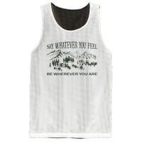 Say Whatever You Feel for Country Music Lover  Mesh Reversible Basketball Jersey Tank