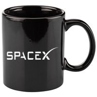 Space X Classic Logo 11oz C Handle Ceramic Mug