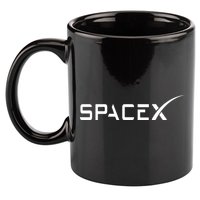 Space X Classic Logo 11oz C Handle Ceramic Mug
