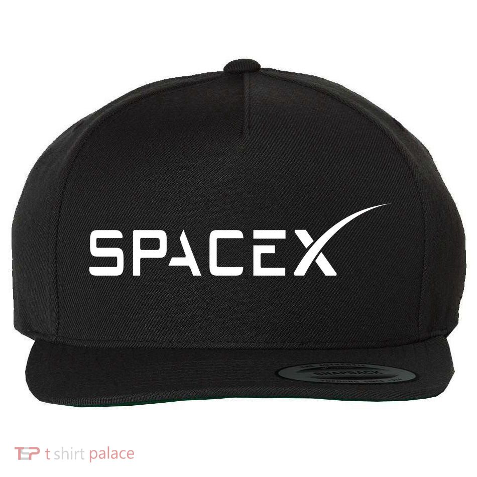 Space X Classic Logo Wool Snapback Cap