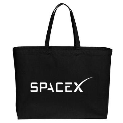 Space X Classic Logo Cotton Canvas Jumbo Tote