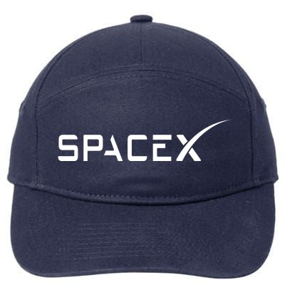 Space X Classic Logo 7-Panel Snapback Hat