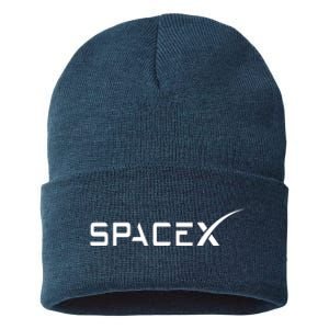 Space X Classic Logo Sustainable Knit Beanie