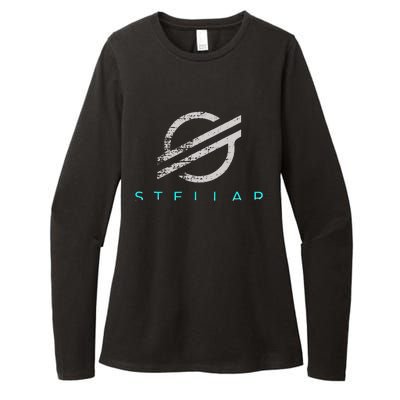 Stellar Xlm Cryptocurrency Womens CVC Long Sleeve Shirt