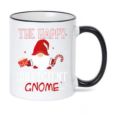 Sufficient Xmas Gnome Christmas Group Costume Gift 11oz Black Color Changing Mug