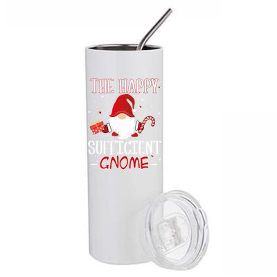 Sufficient Xmas Gnome Christmas Group Costume Gift Stainless Steel Tumbler