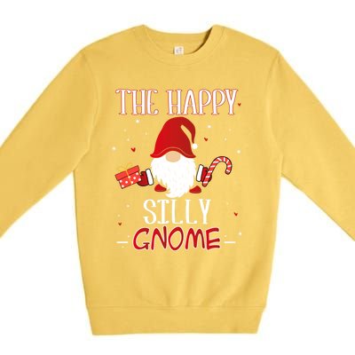 Silly Xmas Gnome Christmas Group Costume Gift Premium Crewneck Sweatshirt