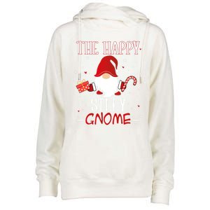 Silly Xmas Gnome Christmas Group Costume Gift Womens Funnel Neck Pullover Hood