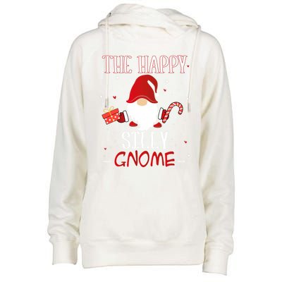 Silly Xmas Gnome Christmas Group Costume Gift Womens Funnel Neck Pullover Hood