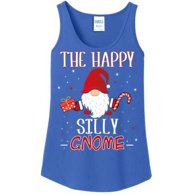 Silly Xmas Gnome Christmas Group Costume Gift Ladies Essential Tank