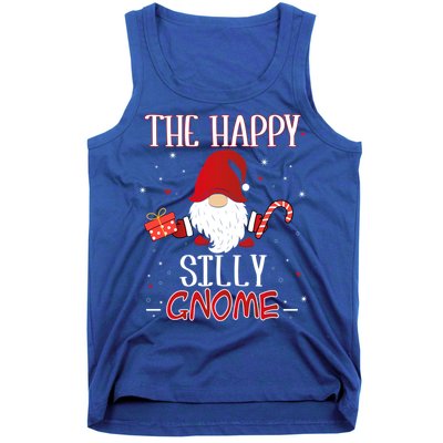 Silly Xmas Gnome Christmas Group Costume Gift Tank Top