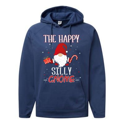 Silly Xmas Gnome Christmas Group Costume Gift Performance Fleece Hoodie