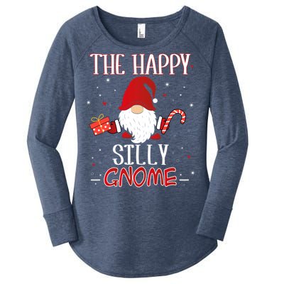 Silly Xmas Gnome Christmas Group Costume Gift Women's Perfect Tri Tunic Long Sleeve Shirt