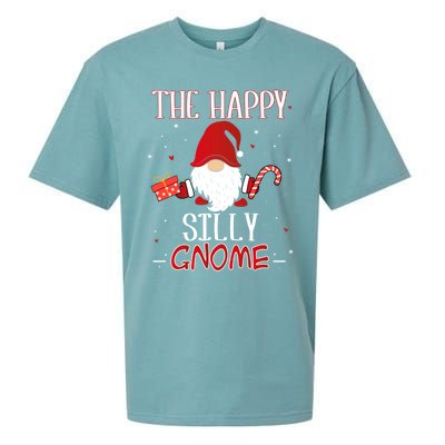 Silly Xmas Gnome Christmas Group Costume Gift Sueded Cloud Jersey T-Shirt