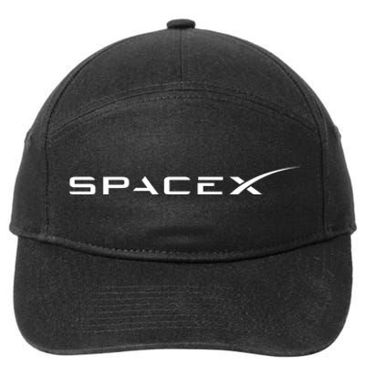 Space X Logo 7-Panel Snapback Hat