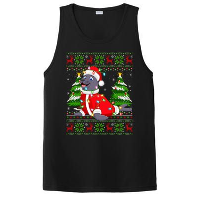 Seal Xmas Lighting Ugly Santa Seal Christmas Meaningful Gift PosiCharge Competitor Tank