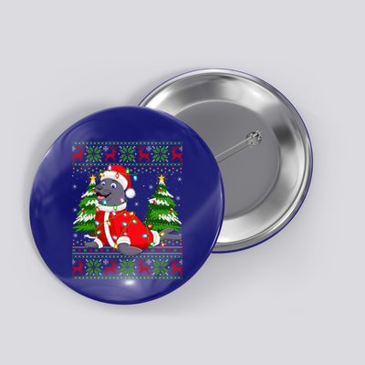 Seal Xmas Lighting Ugly Santa Seal Christmas Meaningful Gift Button